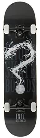 Enuff Pyro II Komplettes Skateboard 19,7 cm x 80,0 cm 100% Ahorn Deck mit Superb Pop, ABEC-5 Chrom-Kugellager, Unisex für Kinder und Erwachsene