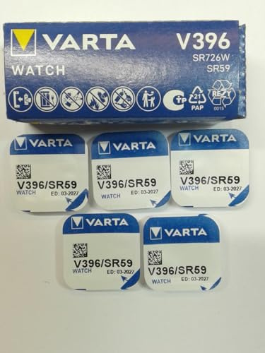 VARTA Piles Bouton Lot de 5 - V396