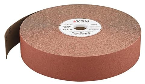Schleifgewebe Sparrolle 50 m, KK114F, Bandbreite 50 mm, Körnung 60, VSM