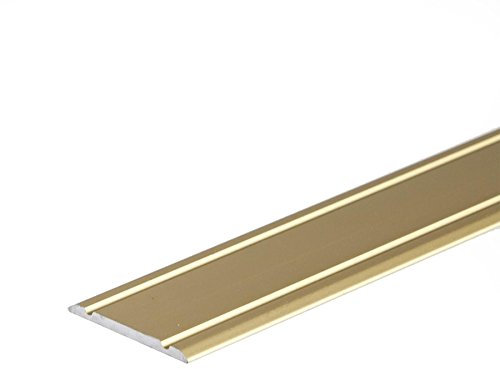 Flat ANODISED Aluminium Door Floor Edging BAR Strip Trim Threshold 930 x 30mm A02 Gold