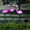 Haushalt International HI 70326 Solar Gartenstecker Flamingo 3er Set Höhe 52cm