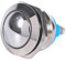 Interruptor basculante con botón pulsador momentáneo, 19 mm, impermeable, interruptor ON/OFF 12 V, 3 A