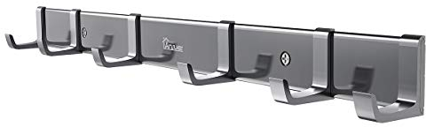 Anjuer Appendiabiti Appendiabiti 6 Ganci Attivi Portabiti per Abiti Pesanti Lega di Alluminio