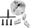 5,1 Zoll 3-Backen-Drehfutter, 3800r/min selbstzentrierendes Drehfutter K11-130 unabhängiges umkehrbares Backenfutter，Präzisions-Metallfutter-Drehmaschinenzubehör