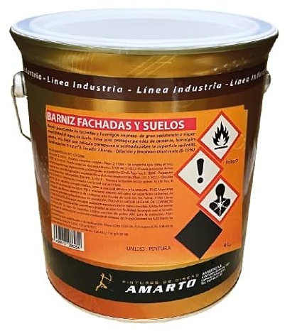 Barniz Penetrante Fachadas. Protege superficies de cemento, hormigon, piedra , deja un efecto satinado. (4 L.)
