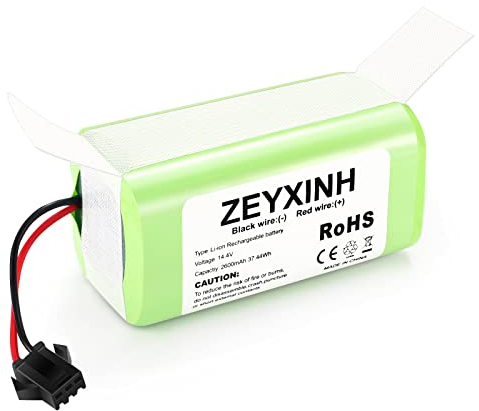 ZEYXINH 14.4V 2600mAh Ersatzakku für RoboVac G10 G20 G30 G35 G40 Hybrid, Eufy RoboVac 11 11S 11S MAX 12 15C 15C MAX 15T 25C 25C Max 30 30C 30 Max 35C, Ecovacs Deebot N79 N79S DN622, Tesvor X500