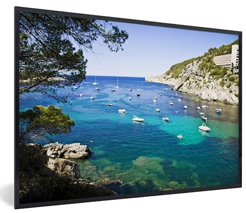 MuchoWow Poster Bilder Wanddeko Deko Wohnzimmer 30x20 cm Meer bei Portinatx auf Ibiza