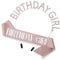 Sibba Tiara Geburtstag Schärpe Krone Party Abschlussball Cosplay Supplies Feiern Dekoration Golden Rhinestone Stirnband Prinzessin Königin Dekor Geschenke für Erwachsene Frauen Kinder