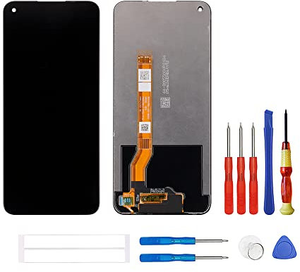 swark Pantalla LCD compatible con Realme 8i RMX3151 (negro sin marco), pantalla táctil, digitalizador, cristal de montaje + herramientas