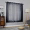 Chyhomenyc Durchsichtige Fenstervorhänge, 137 cm, 2 Stück, lichtfilterend, massiver Voile, Küchenvorhänge für kleine Fenster/Kinderzimmer/Badezimmer/Wohnzimmer/Schlafzimmer, 42 Wx54 L, Schwarz