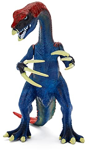 Zappi Co Childrens Therizinosaurus Dinosaur Figure Toy (13.5cm Length) Realistic Detailed Dino Collection for Kids - Action Figures for Playtime Fun & Learning
