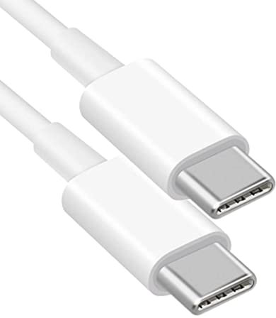 Brand-Tech USB C to USB C Charger Cable Fast Charge Type C Data Lead for MacBook Pro 2021 iPad Air 5 Galaxy S23 S22 Ultra S21 S20 FE A53 A14 A33 A34 USB-C Chargers (2m/6Ft) Fast Charging Lead