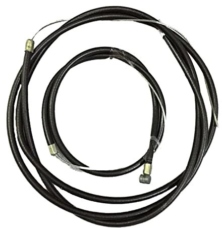 AARNAV 4 Pieces Bike Brake Cable, Universal Standard Inner Outer Brake Cable Front and Rear Inner Outer Cable Bicycle Brake Cable for Road Bike/Mountain Bike/MTB (Black Complete Cable Set)