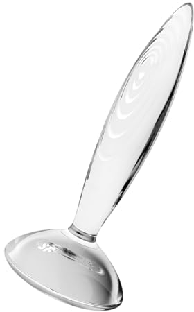 Satisfyer Sparkling Crystal | 21 cm | Glasdildo | Borosilikatglas | Rillenstruktur für mehr Stimulation | Breite Basis für ein sicheres Spiel | Perfekt für heiße & kalte Temperaturspiele