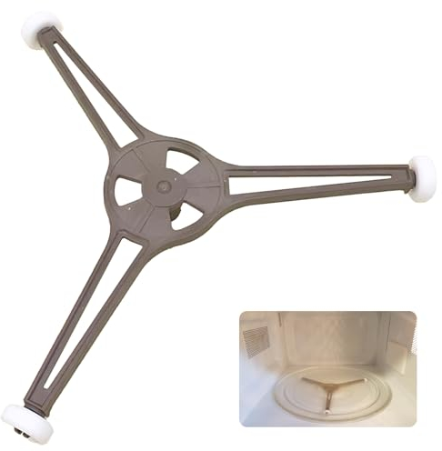 Trípode Plato Microondas Universal de 24,5 cm, Soporte Plato Microondas, Soporte para Microondas de Plástico, Soporte Universal para Plato Giratorio de Microondas