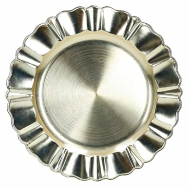 BRANDANI Set 4 Sottopiatti Decoro Oro 32,5cm