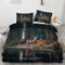 YELDAN Wald Hirsch Bettwäsche 140x200 Winter, Elch Tier Motiv Bettbezug 140x200 2er Set, Wendebettwäsche und Kissenbezug, Weiche & Atmungsaktive Mikrofaser Bettwäsche-Sets