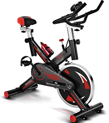 Cyclette Cyclette da casa Bicicletta sportiva indoor silenziosa, Cyclette da ufficio con pulegge, Attrezzatura fitness regolabile con contatori elettronici, Può sopportare 150 kg