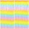 2 Stück Lametta Vorhang Bunt, 1m x 2.5m Folien Fransen Lametta Vorhänge, Bunt Luftschlangen Party Vorhänge für Geburtstag Deko, Party Deko, Hochzeit Deko, Happy Birthday Deko, Baby Shower Deko