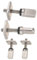 KGDUYC 4 Piezas Tornillos para Tablas Surf - Tornillos para Tablas Surf M4 Tornillos para Tablas Surf Placa para Tabla de Surf Tabla Surf Universal Longboard Tornillos para Aletas Acero Inoxidable