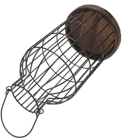 Yardenfun Vintage Candle Holder Metal Wood Indoor Decor Tealight Candles Holder Farmhouse Style