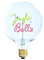Fitz Vintage Glühbirne E27 dimmbar – Retro Glühbirne mit Stained Glass Light Bulb und Schriftzug „JINGLE BELLS“ – Message in the Bulb, Kabelgebunden Elements Lighting