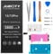JUBOTY 5000mAh Akku für iPhone 12/12Pro, Neues Upgrade High-Density-Zellen hohe Kapazität Li-ion Akku Ersatz für iPhone 12/12Pro mit Professionelle Reparatur-Tools