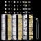 3D Nail Charms, VEGCOO 3 Boxes Gold Silver Nail Stuff Nail Gems Rhinestones Charms with Tweezers, Assorted Styles Bows Stars Pearls Nail Art Charms for Women Girls Nail Art DIY Accessories