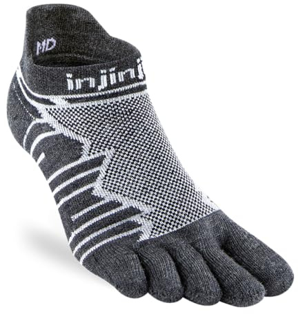 Injinji Ultra Run No-Show Wollsocken
