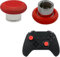 2 palillos de metal cortos de repuesto para controladores de núcleo Xbox Elite Series 2, joysticks analógicos magnéticos cóncavos cortos para Xbox Elite Series 2 Core de altura estándar (rojo)