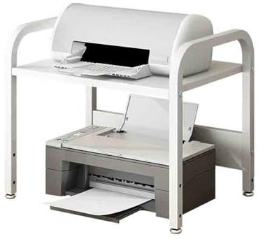xiuling4568 Büromöbels Organizer Regal Scanner Kopierer Arbeitsplatte Halter Desktop Drucker Regal Weiß Datei Drucker Desktops