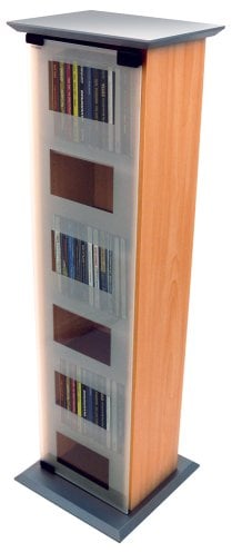 WATSONS MANHATTAN - Glass Door 12CD / 52 DVD/Blu-ray/Media Storage Shelves