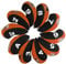 Andux Print Number Golf Iron Club Head Covers with Transparent Window 10pcs/Set Black/orange