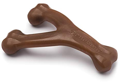 Benebone Wishbone per Cani al Gusto di Arachidi Medio – Osso Giocattolo per masticate energiche Prodotto negli Stati Uniti