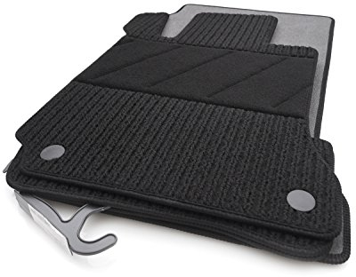 kh Teile Fußmatten/Rips Automatten Original Qualität, Ripsmatten 4-teilig, schwarz