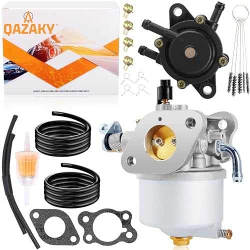 QAZAKY 295cc Carburetor Fuel Pump Compatible with EZGO Golf Cart Marathon TXT Medalist 4-Cycle Robin Engine 26645-G01 26645-G03 26645-G04 26725-G01 26726-G01 26727-G01 72558-G02 72558-G03 603901 17553
