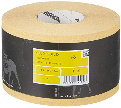 MIRKA 2851100110 Gold Proflex Rolle P100, 115 mm x 50 m