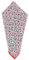 Cravate, Noeud Papillon et Pochette Costume Liberty Rose Fleurs (Pochette Costume)