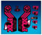 Ecoshirt BU-05R4-FGFQ Aufkleber Fork Fox 40 Elite Series Am68 Aufkleber Decals Sticker Gabel Gabel Pink