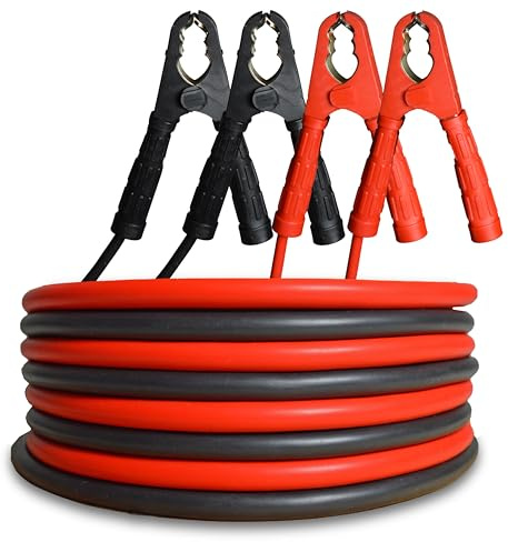 Maypole 700 Amp 4 Meters Jump Leads 30mm² 100% Copper Professional Booster Cables Vans Tractors Recovery Trucks Lorries