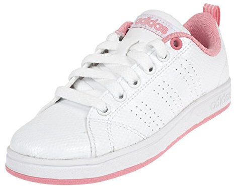 Adidas Vs Advantage Cl K, Scarpe da Basket Unisex-Bambini, Bianco (Ftwr White/Ftwr White/Light Pink), 28 EU