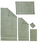 DONE Deluxe Set Handtuch, Baumwolle, Iceberg grün, 70 x 140 x 1 cm