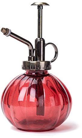 THY COLLECTIBLES Flor Agua Spray Botella Pote Planta Mister Vintage Estilo Calabaza Decorativa Planta Atomizador Regadera Bote con Bomba para Terrarios Flores Macetas