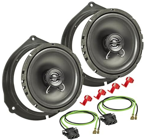 tomzz Audio 4034-007 TA16.5-Pro Lautsprecher Einbau-Set kompatibel mit Mercedes C E V G Klasse Tür vorne 165mm Koaxial System