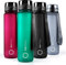 REFYLL Sport Trinkflasche mit Früchtebehälter I 'powerFYLL' Wasserflasche für deinen Lifestyle I BPA freie Sportflasche aus Tritan für Sport, Uni, Schule, Büro und Fitness (Grün, 1500ml)