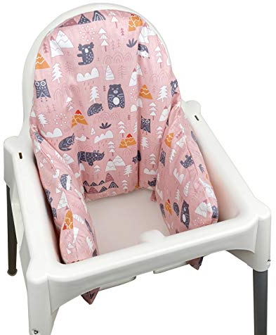 ZARPMA aufblasbarer Innenbezug für Antilop Hochstuhl (nur Bezug) (Rosa)