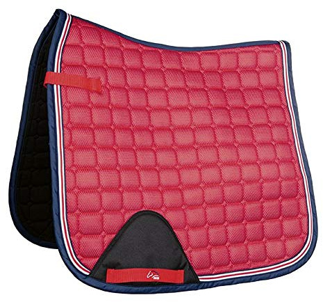 HKM Airy Mesh Schabracke, Rot, Springen Größe