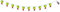 Boland 52157 LED Fairy Lights Palm Trees, Length 140 cm, Battery Type 2 x AA, Decoration, Carnival, Theme Party, Garden Party, Summer Party