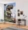 Komar Papier peint photo intissé Motif dinosaure Tyrannosaure Rex Dimensions : 184 x 248 cm (largeur x hauteur) – Dinosaure, Dino, Jurrasic, Papier peint pour chambre d'enfant – XXL2-532, multicolore
