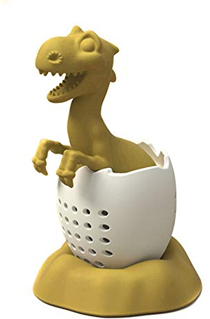 Uposao Dinosaur Tea Infuser and Egg Shell Silicone Tea Diffuser Loose Tea Strainer for Teapots, Different Cups and All Types of Loose Tea